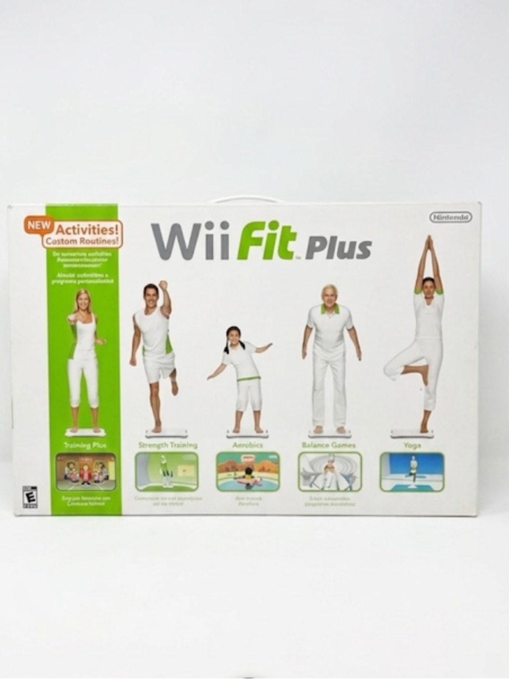 Nintendo Wii Fit Plus Game Box - White and Green